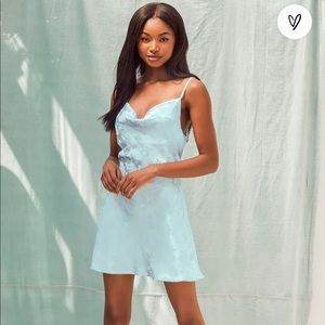 Lulu’s Close to Your Heart Cowl Slip Dress